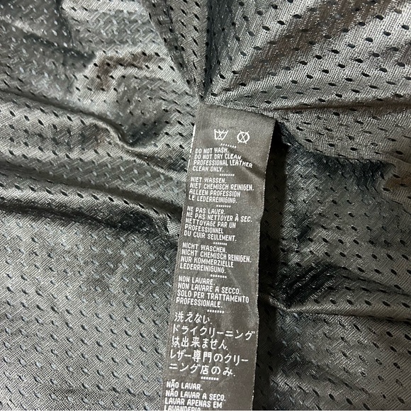 Harley Davidson Men’s Large Crossroads Reflective Black Full Zip Leather Jacket - Picture 16 of 16